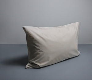 Beige Sateen Pillowcase Pair