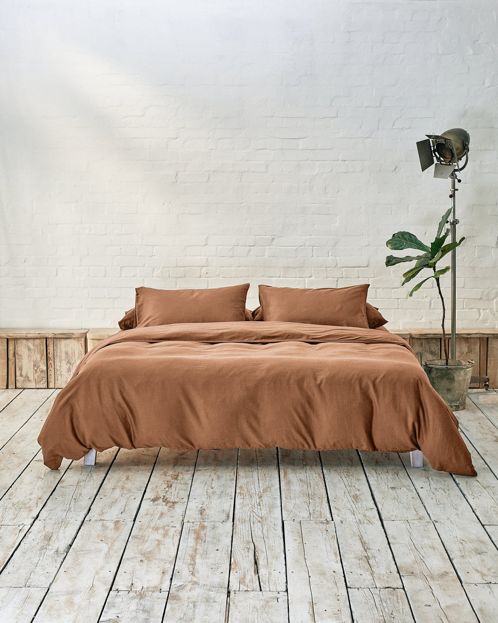 Caramel Brown Bedding Set