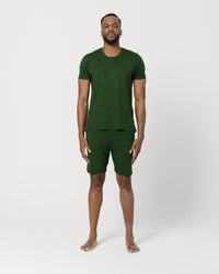 Dark Green Basic T-Shirt