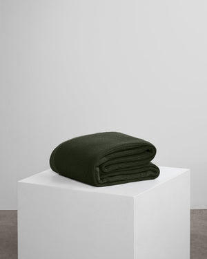 Dark Green Bedspread