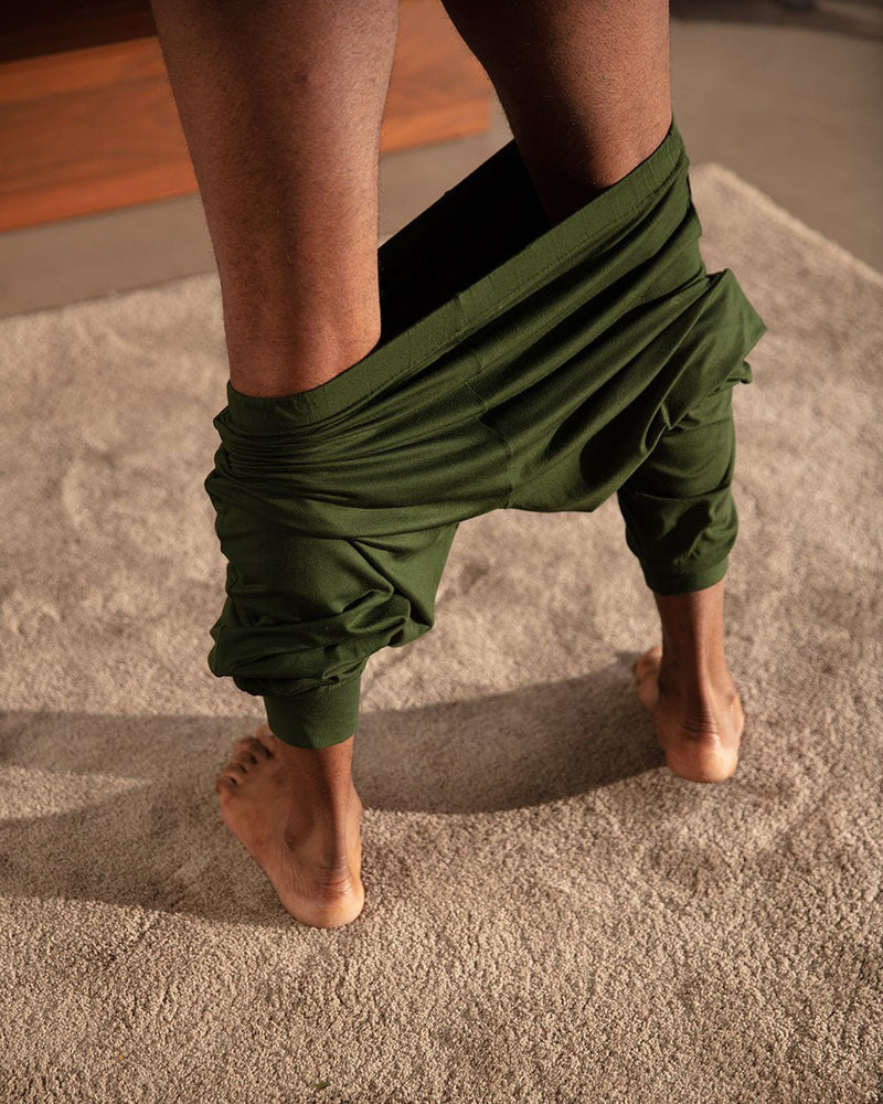 Dark Green Jogger Pants