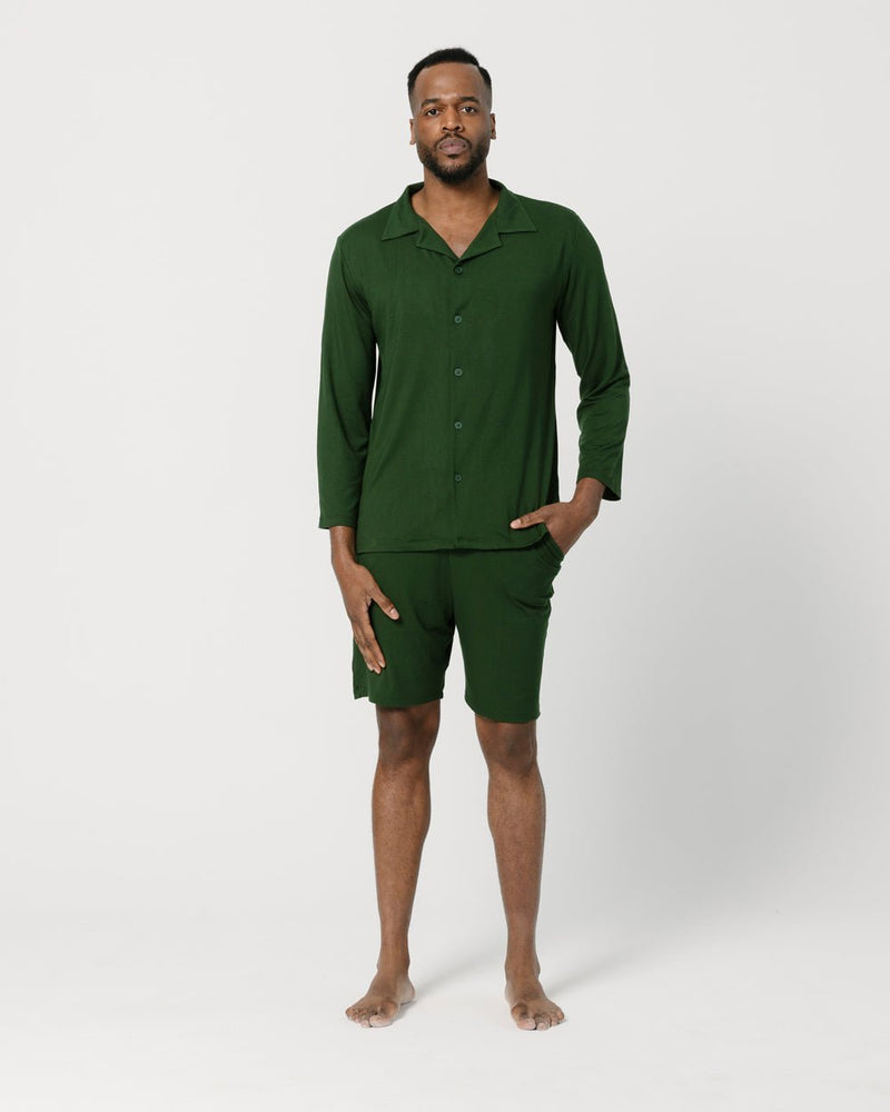 Dark Green Lounge Shirt