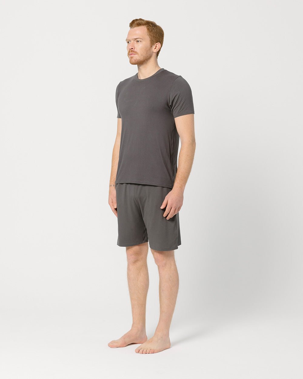 Dark Grey Basic T-Shirt