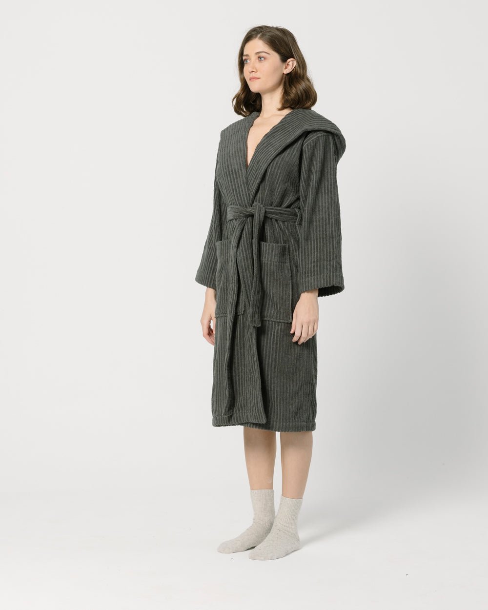 Dark Grey Bathrobe