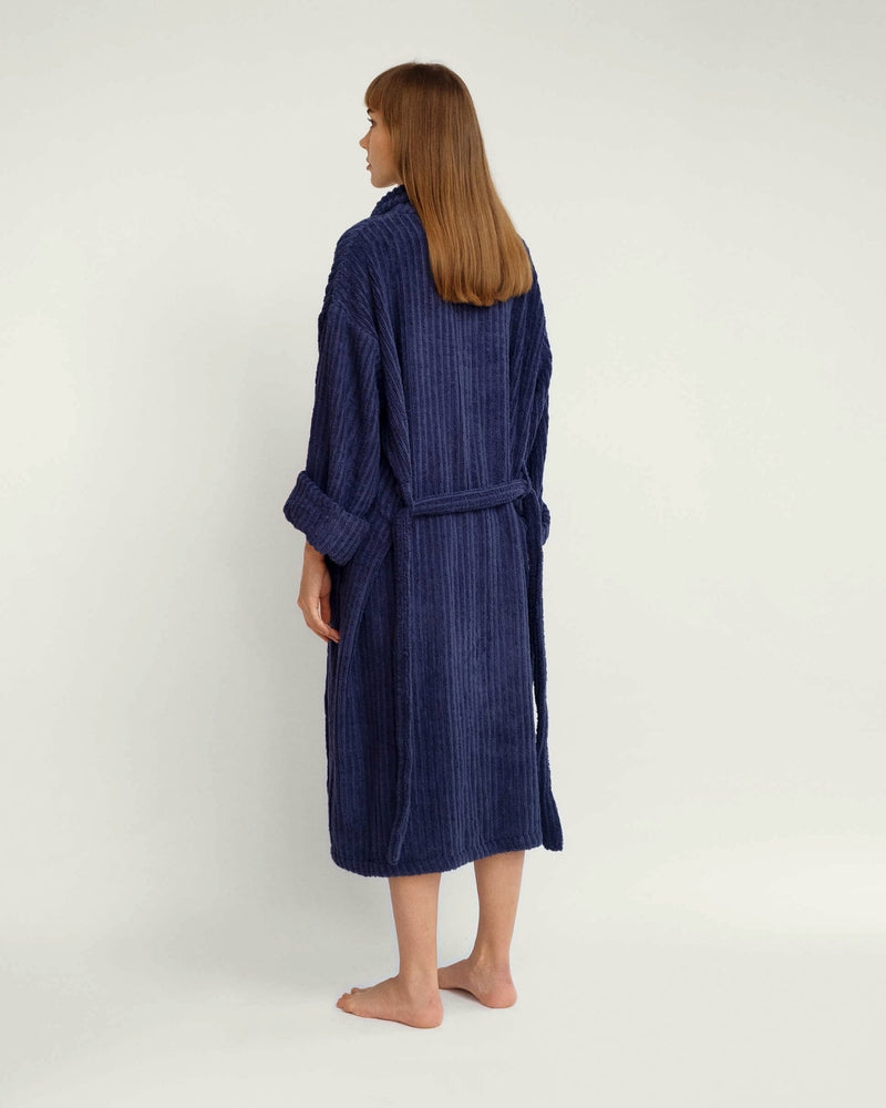 Graphite Blue Bathrobe