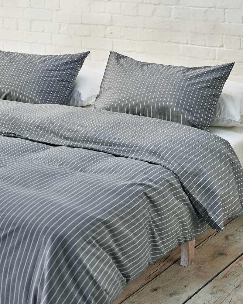 Graphite Blue Striped Move-in Set