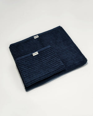 Graphite Blue Towels