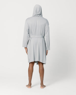 Grey Hooded Robe