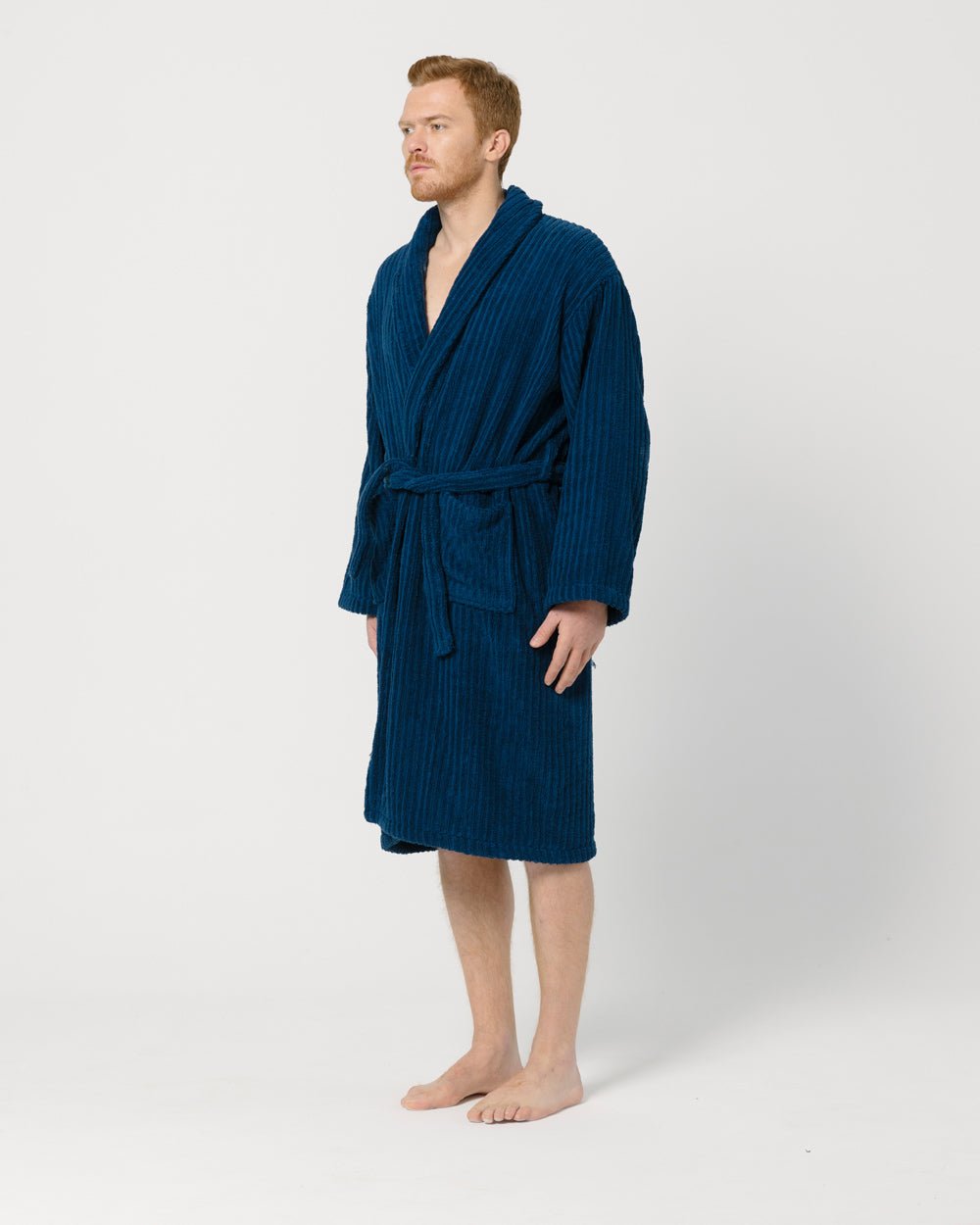 Navy Bathrobe