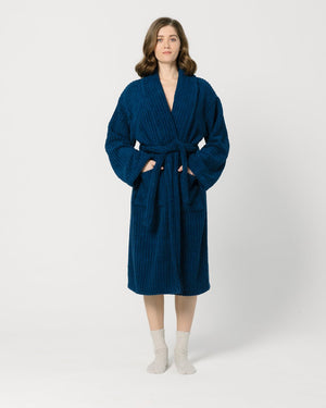 Navy Bathrobe