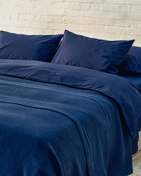 Navy Luxe Bedding Set