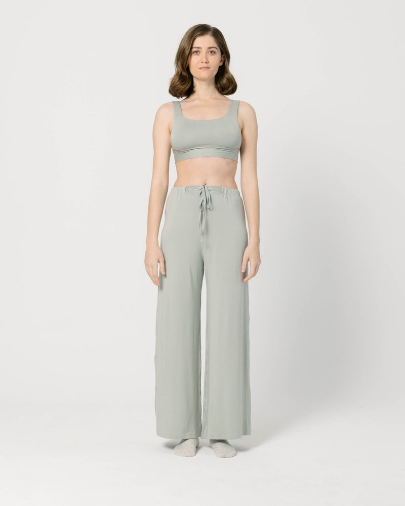 Sage Green Crop Top