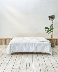 white cotton duvet cover