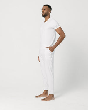 White Jogger Pants