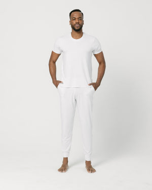 White Jogger Pants